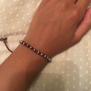 Maroon Beaded Bracelet